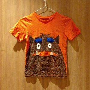 Kids Adorable Halloween Monster Orange Black Blue Cute Cotton Tee T Shirt